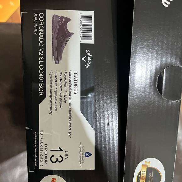 Brand new! Still in box. Callaway golfing shoes. $84.96 on Amazon - Picture 2 of 5